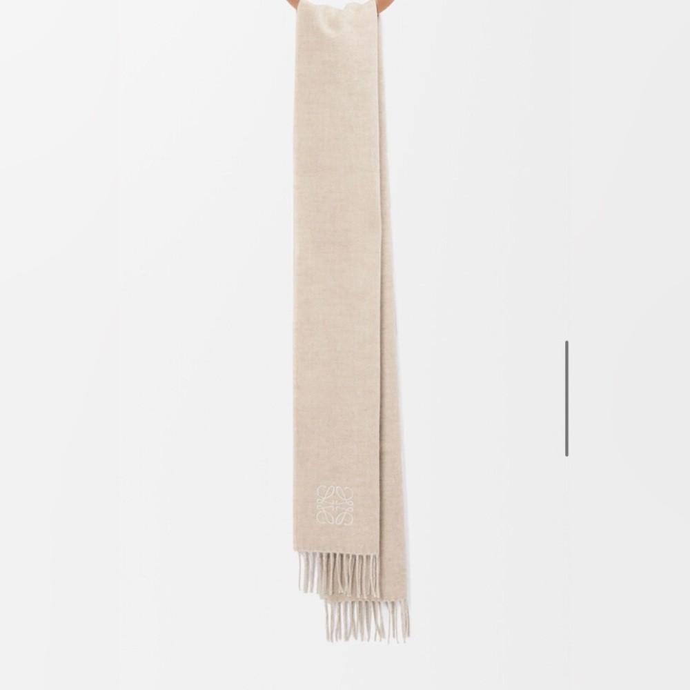 Loewe Beige and Cream Scarf - Picture 3 of 10